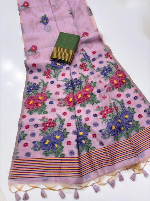 Akshara muga cotton online saree at low price